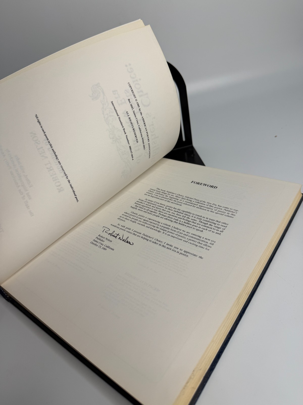 Publisher’s Choice: Selected Poets of the New Era
