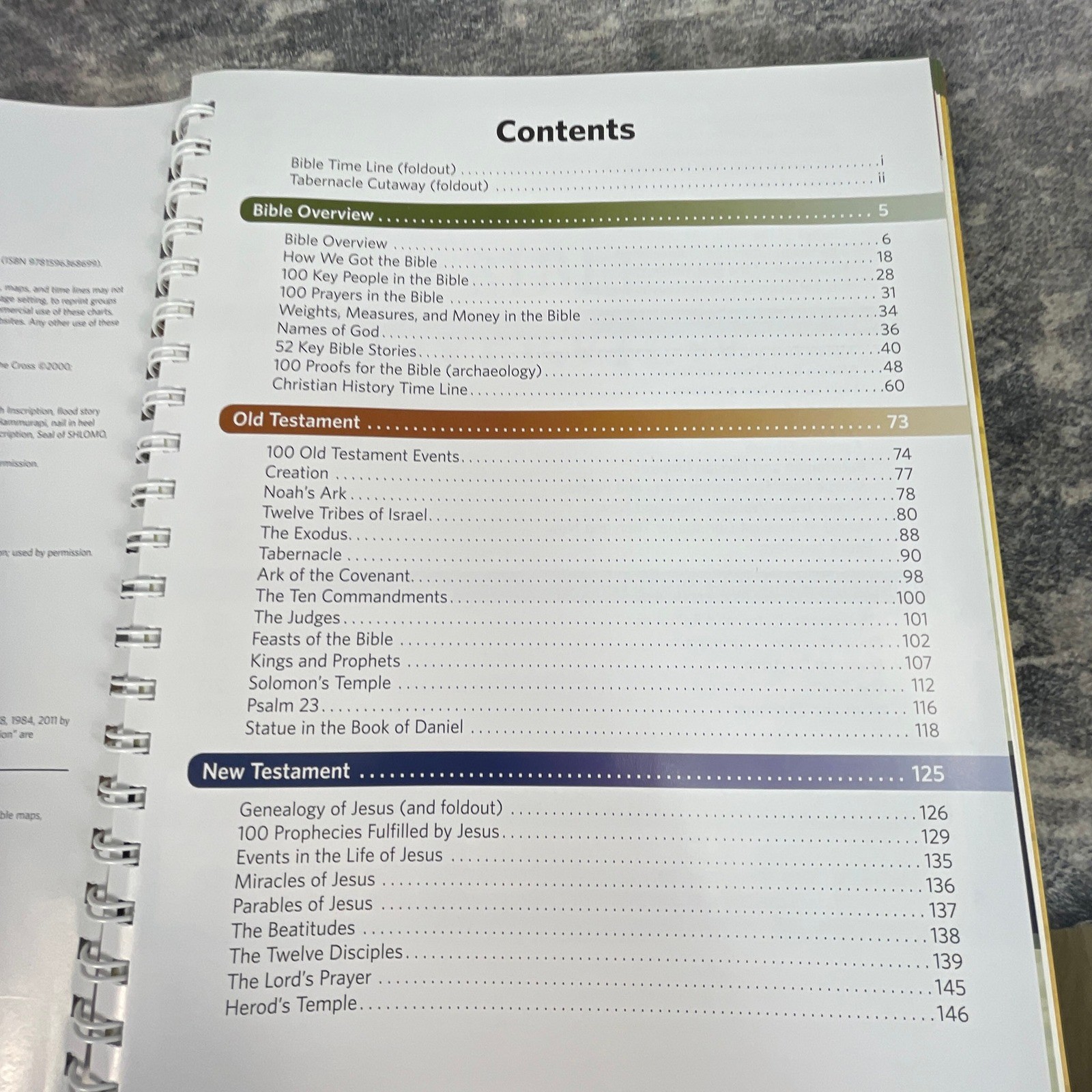 Rose Publishing Bible Charts Maps & Time Lines 10th Anniversary Edition Spiral