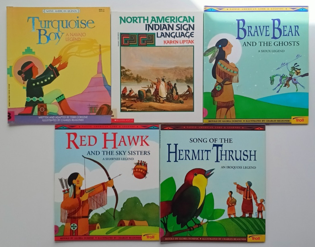 Native American picture books – lot of 10 – McDermott, dePaola, Cholene, Dominic