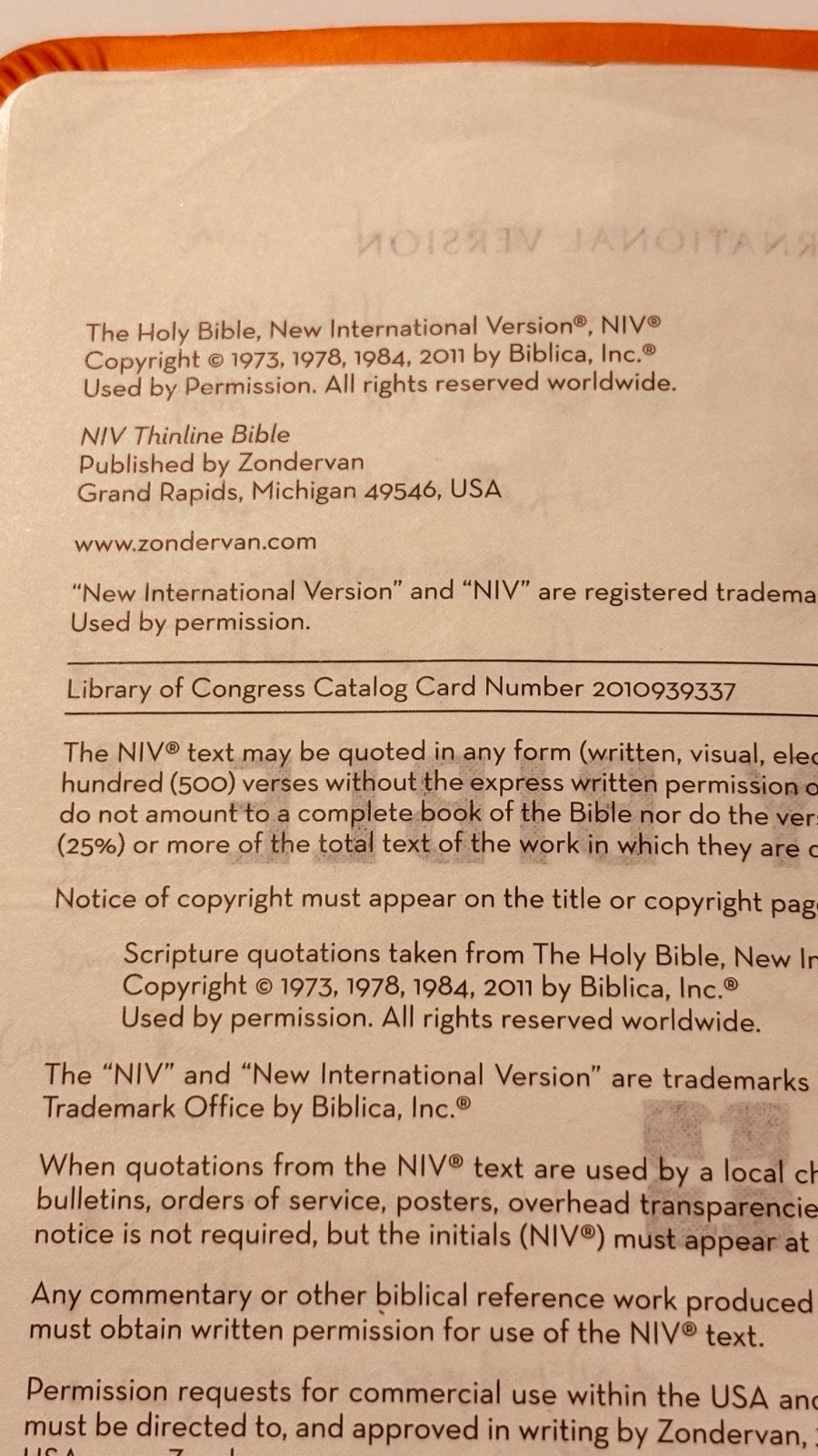 Lot Of 3 Elevation Church Holy Bibles Zondervan NIV: Leathersoft Orange