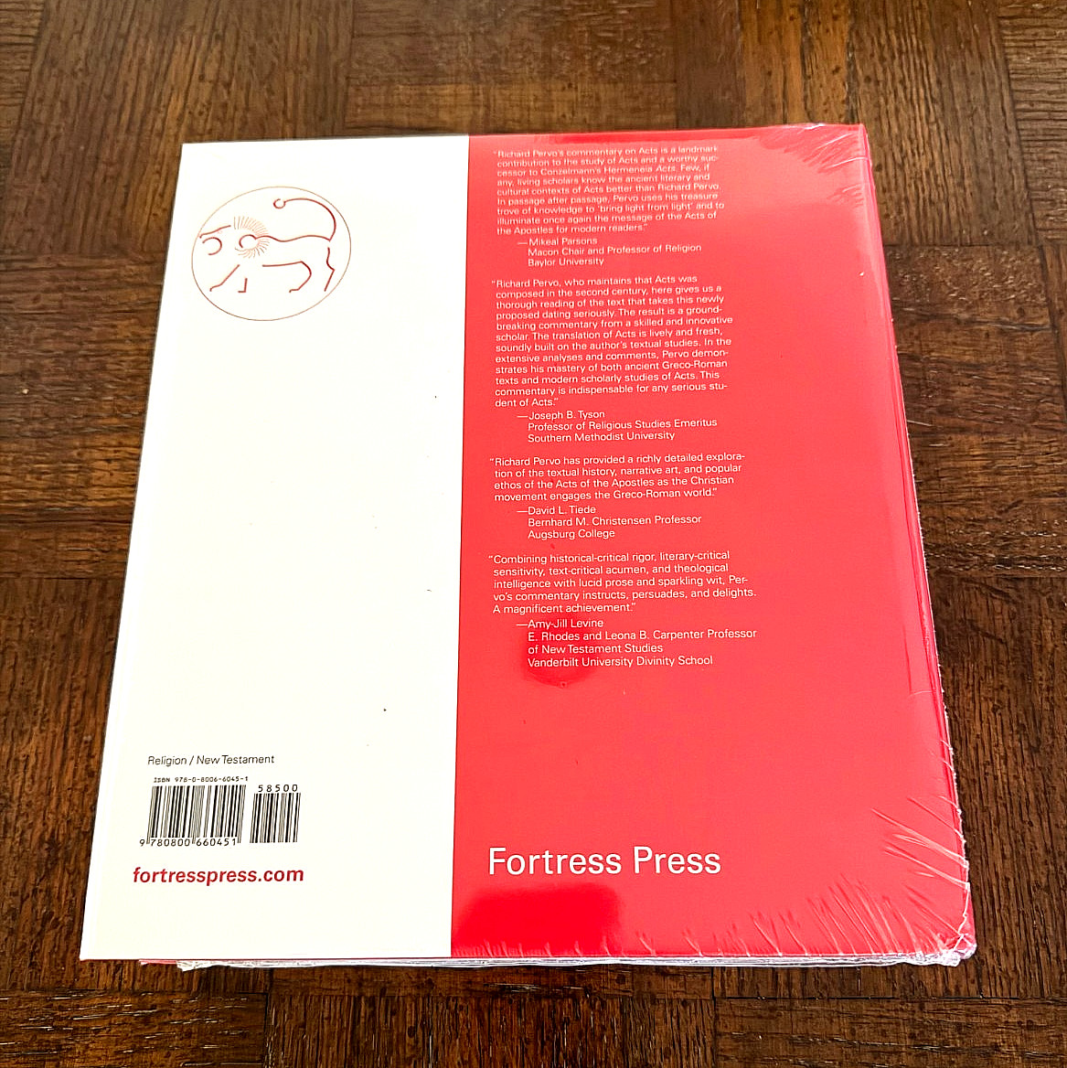BRAND NEW Hermeneia Series „Acts“ by Richard I. Pervo 800 pages Hardcover 2008