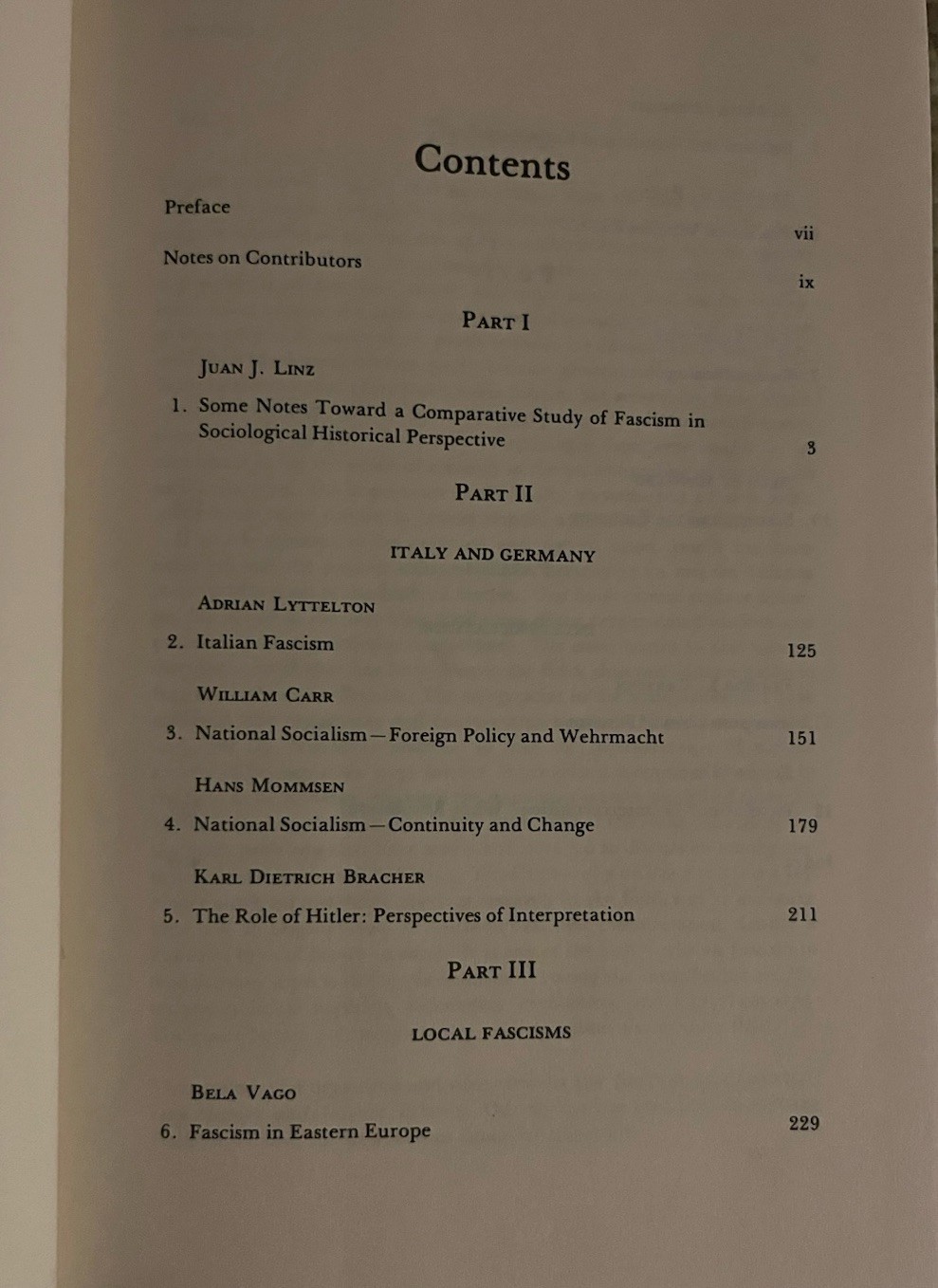 Fascism A Readers‘ Guide Walter Lacqueur HARDBACK 1ST EDITION