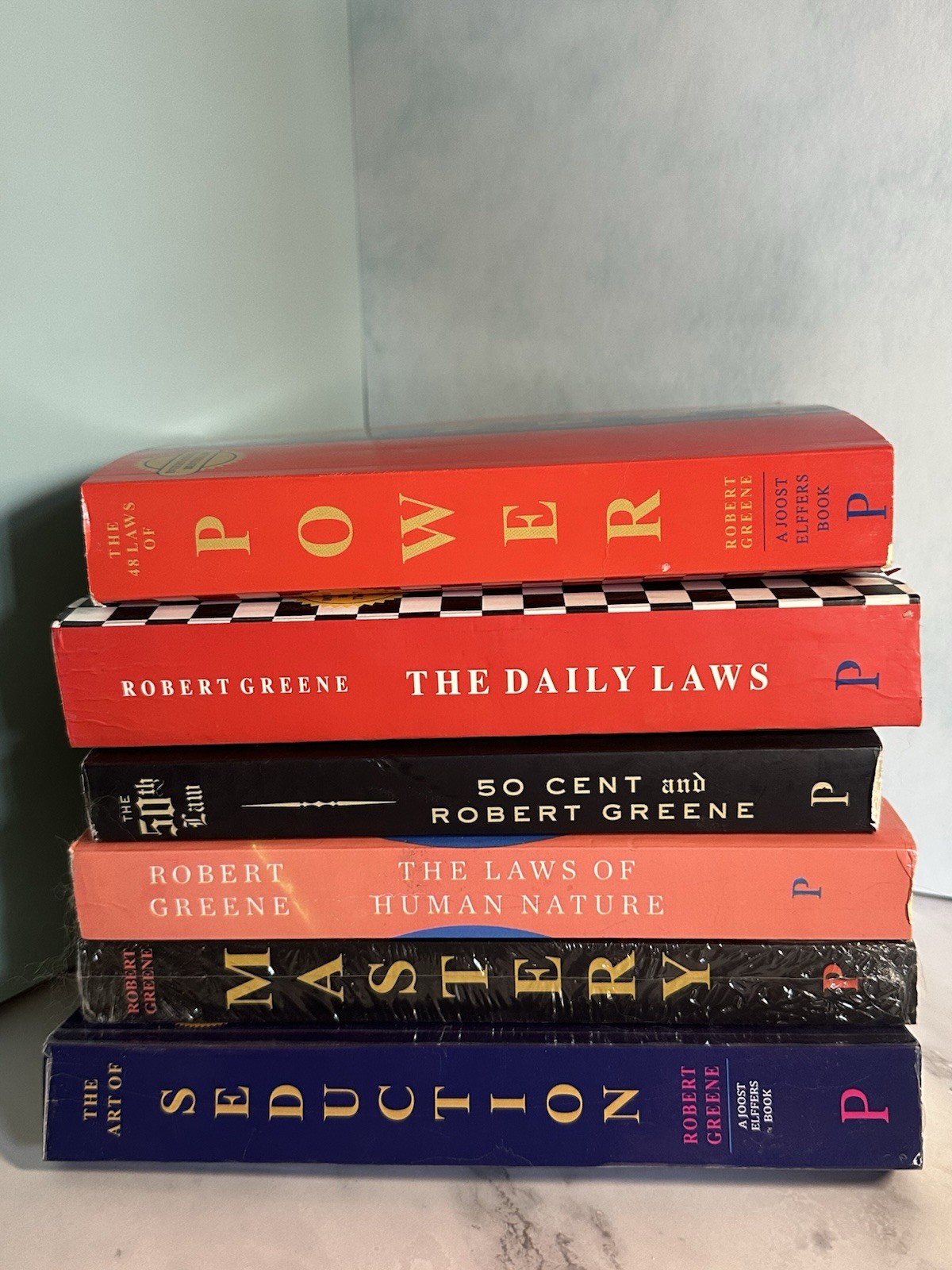 Robert Greene 6 Book Collection Set Power Human Nature Mastery Daily Laws 50th