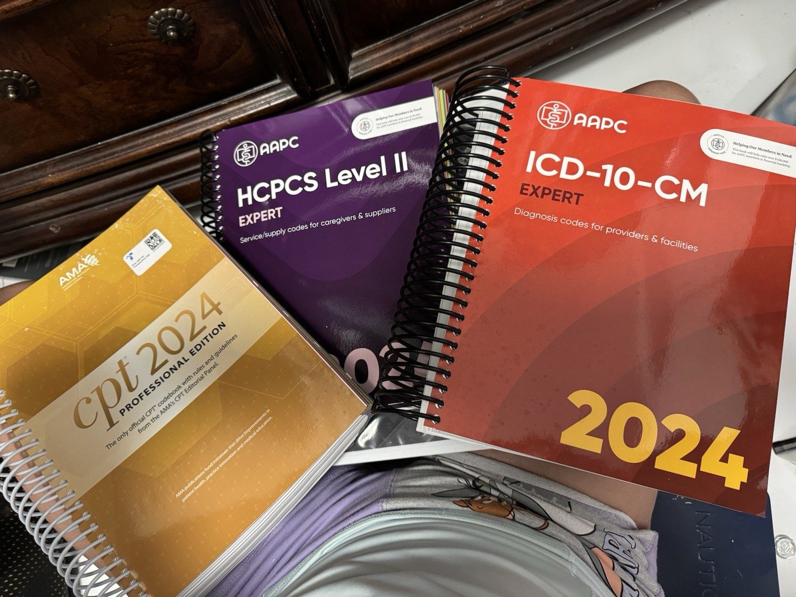 2024 Bundle ICD 10 CM, CPT, and HCPCS Level II Medical Coding Books