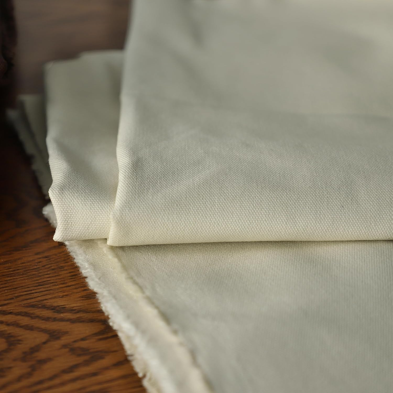 Canvas Fabric by the Yard, 59“ Wide, 10Oz Premium Natural Cotton Duck Canvas Fa