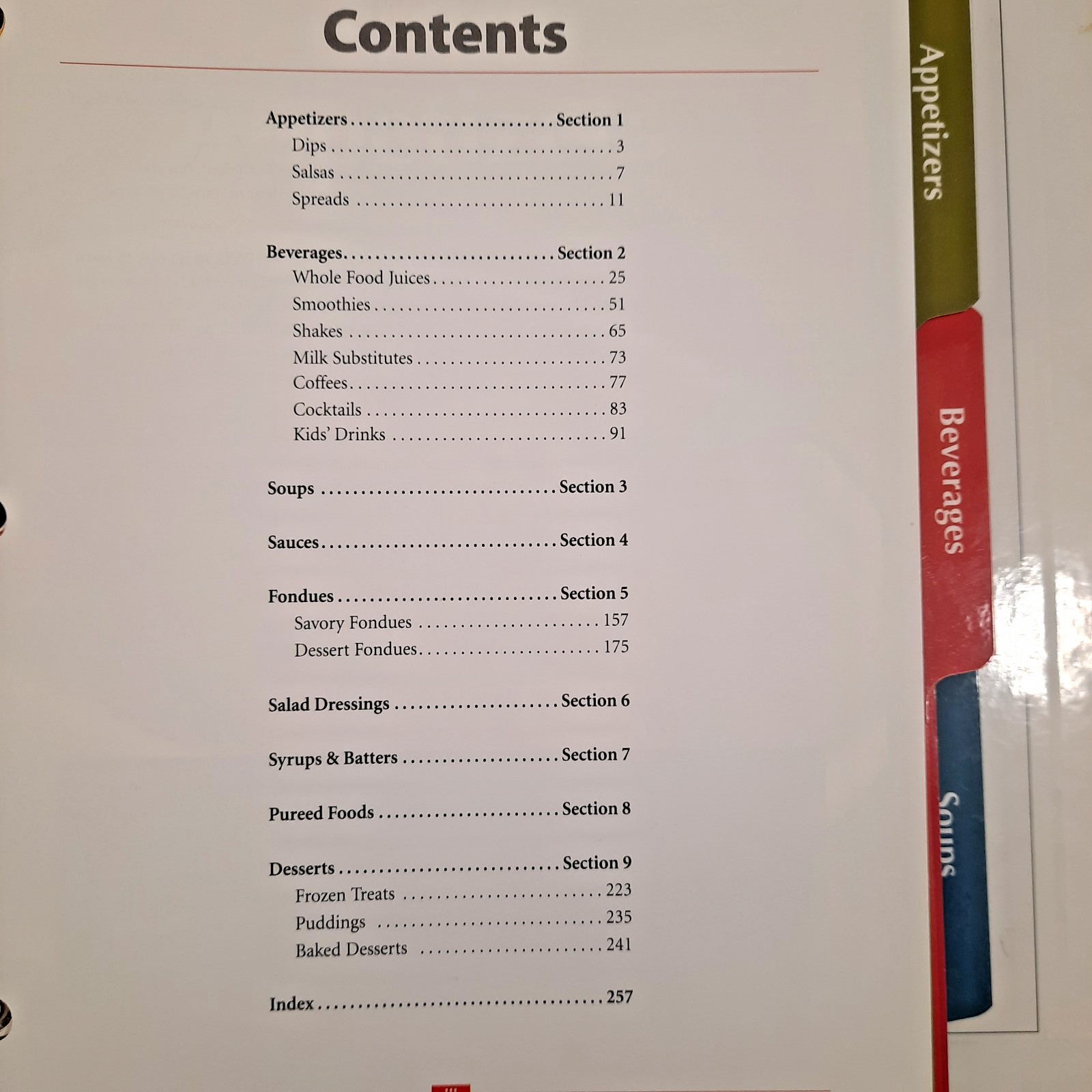 Vita Mix Whole Food Recipes For Better Living Binder Cookbook 260 page Very Good