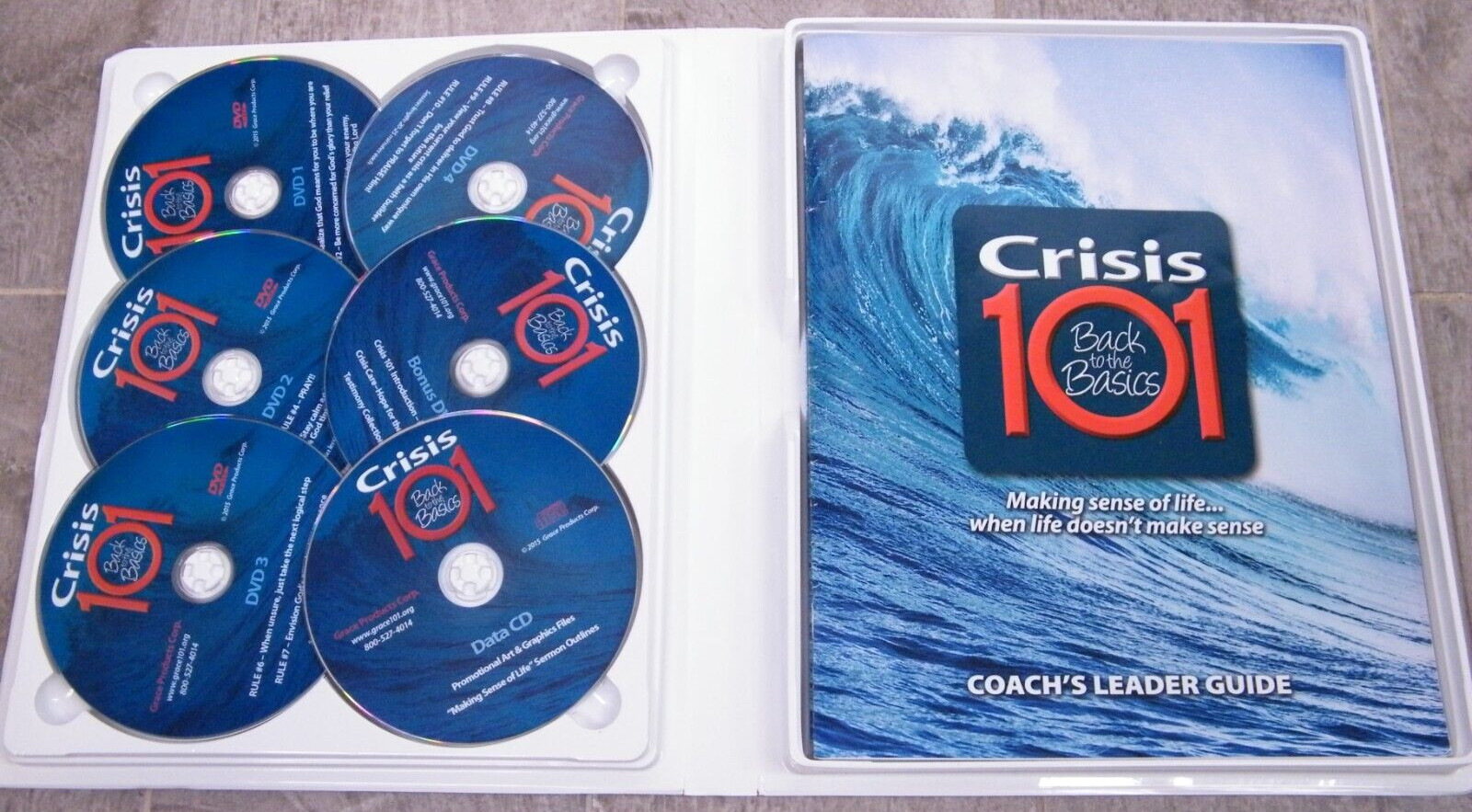 Crisis 101 Back to Basics- Making Sense Of Life Coach’s Master Set CD’s & Books