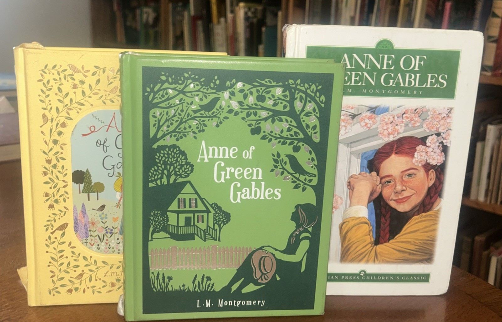 Anne of Green Gables by LM Montgomery Mixed Lot Of 3 Leather &HC Books