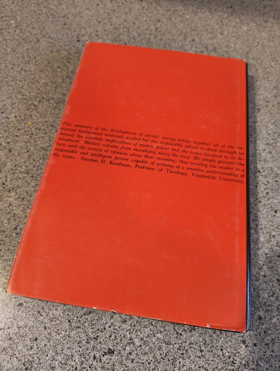 1961 Impact of Atomic Energy Hard Copy With Cover Erwin Hiebert