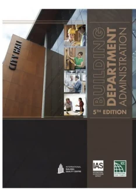 Building Department Administration, (Hardcover 5th edition)