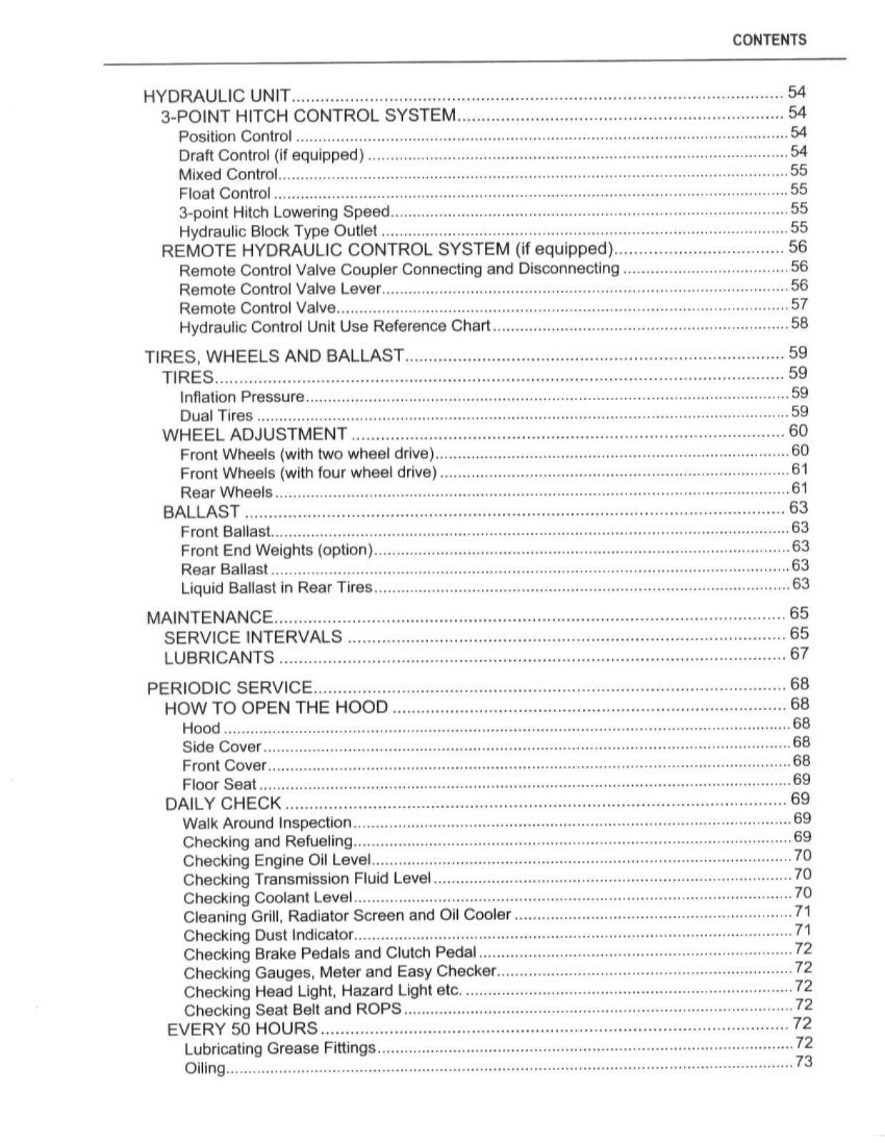 KUBOTA L3130 L3430 L3830 L4330 L4630 L5030 OPERATORS MANUAL – COIL BOUND, COVERS