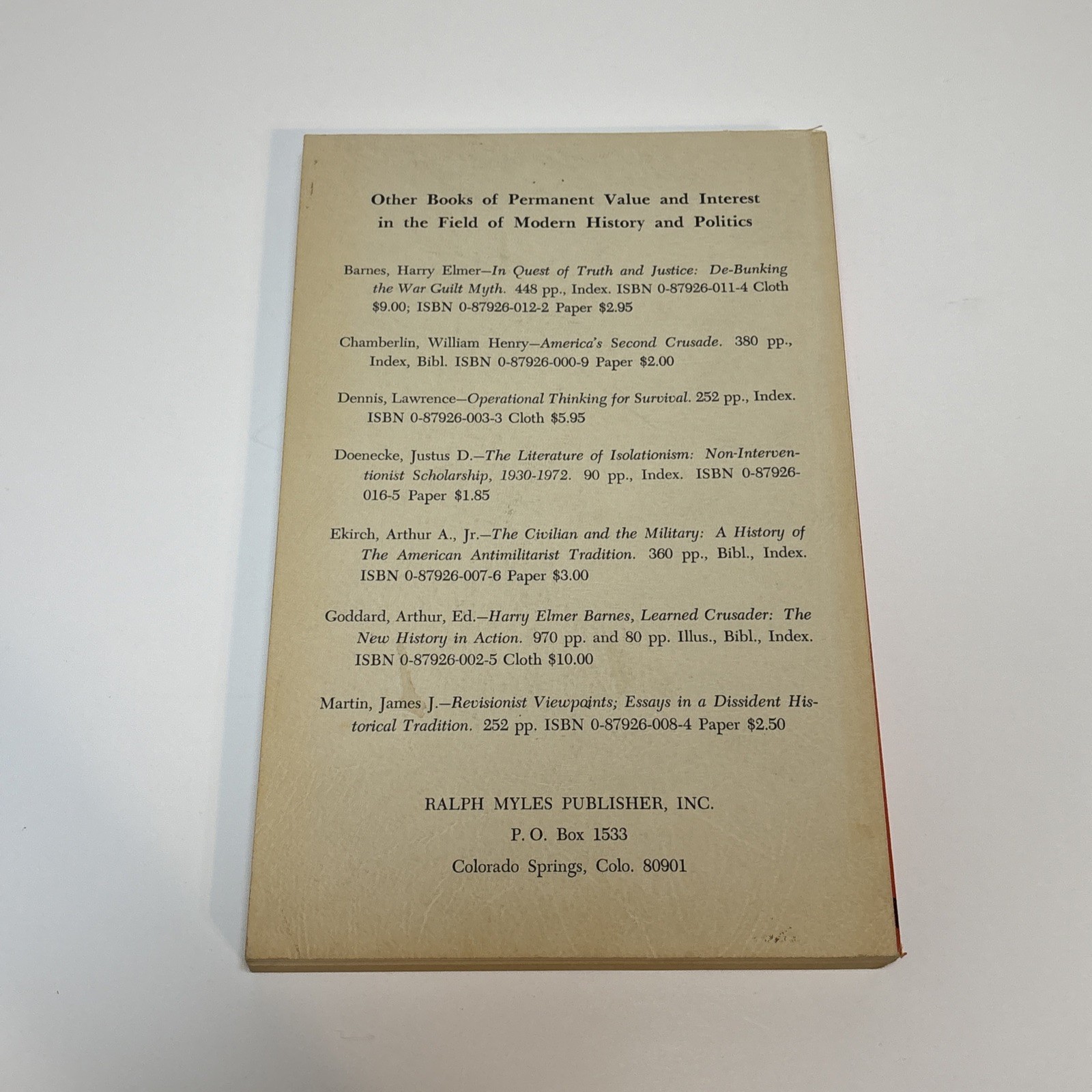 Germany Not Guilty in 1914 by M. H. Cochran (Paperback, 1972) World War I WWI