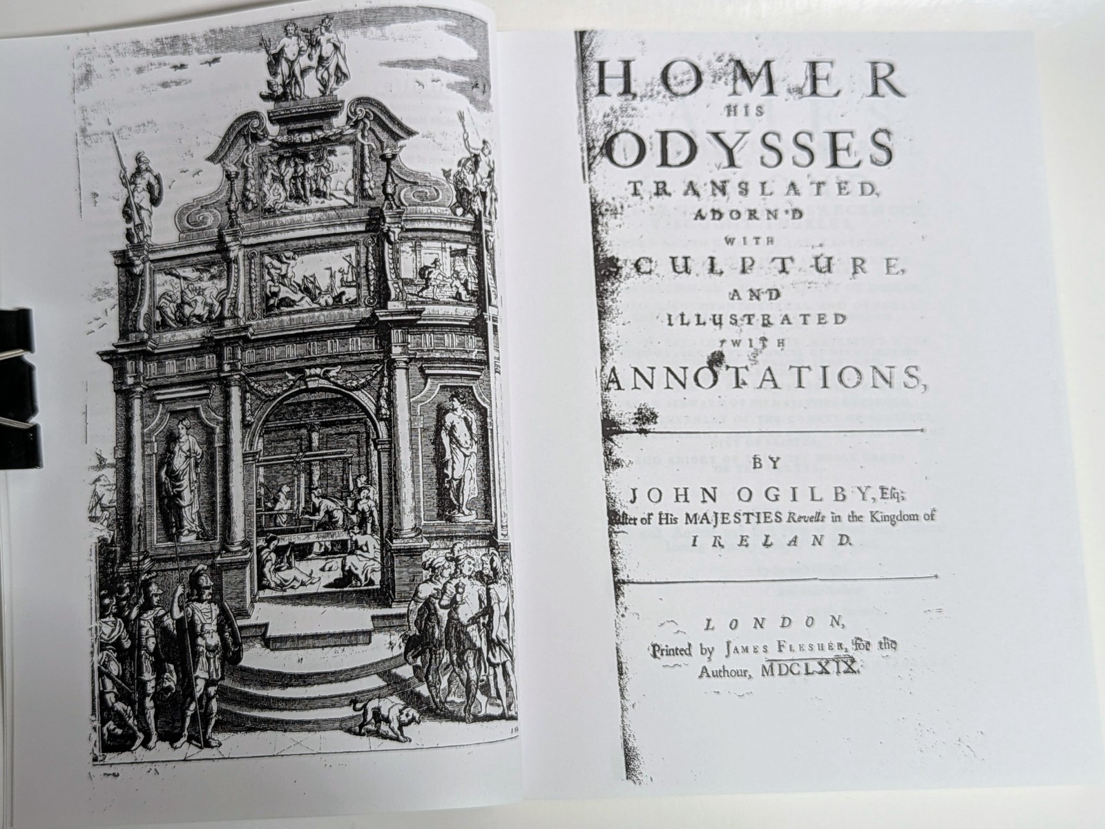 Homer His Odysses Translated PB John Ogilby EEBO Edition 2010
