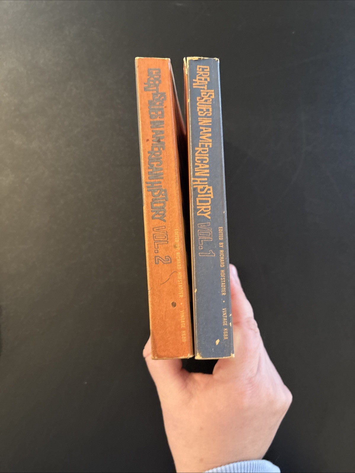 Great Issues in American History Vol 1&2 by R Hofstadter ©1958 1st Edition RARE
