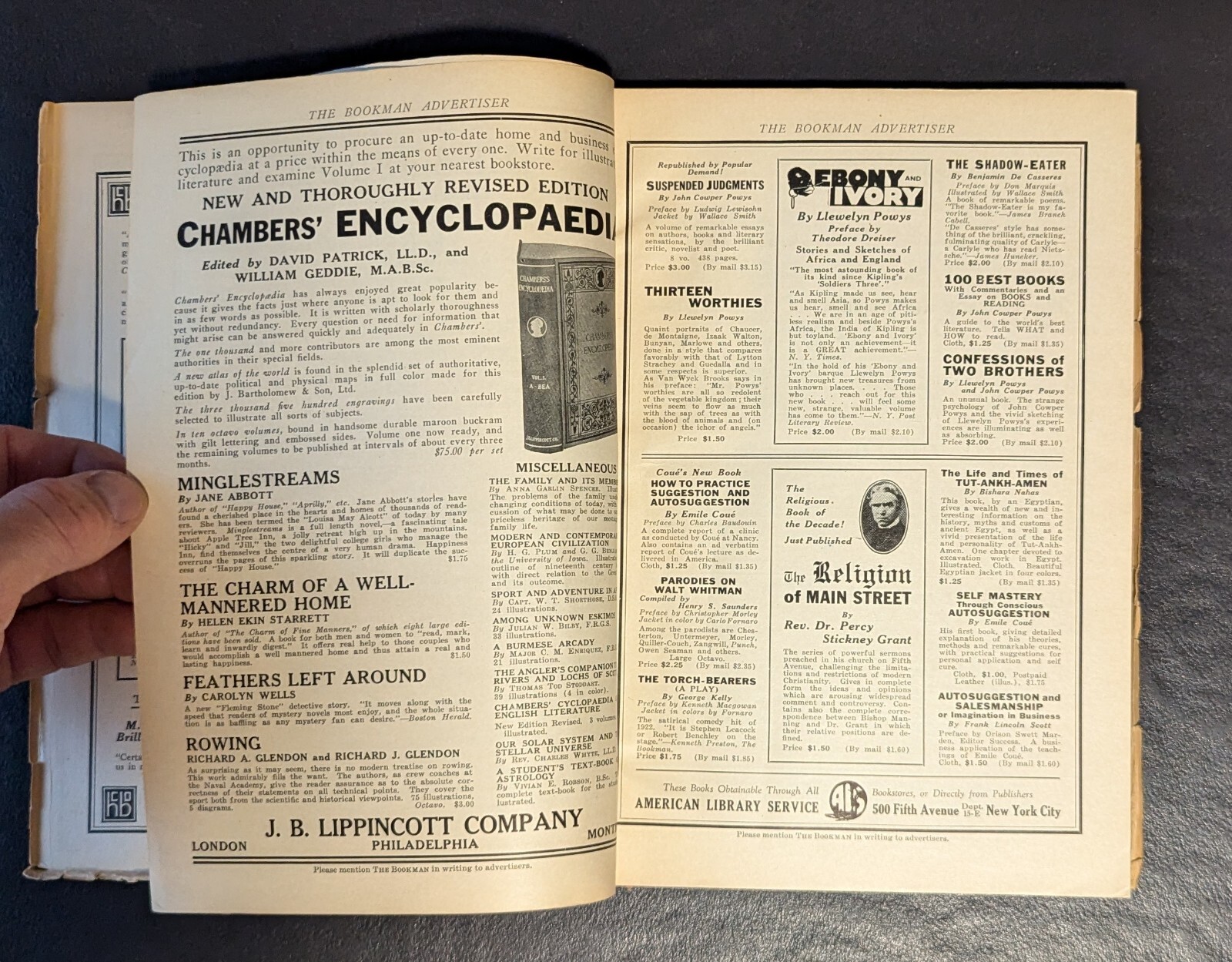 The Bookman Literacy Magazine Lot of 8 – 1921, 1923, 1926, 1928, 1930