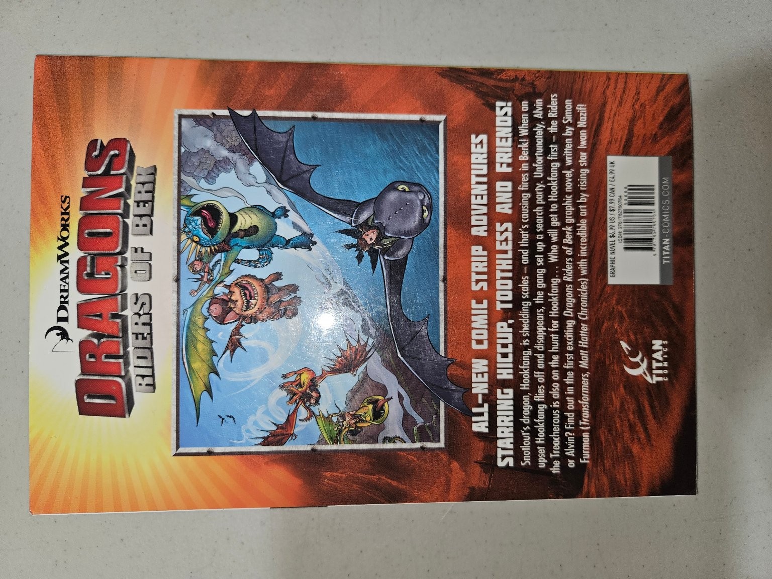 Dragons Riders of Berk Graphic Novel Titan Comics Iwan Nazif
