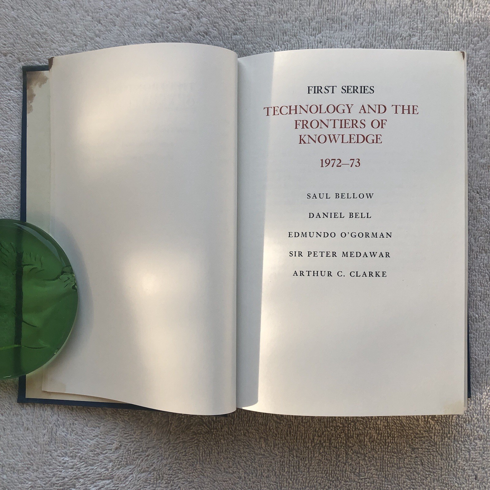 The Frontiers of Knowledge, Brooke Hindle (Smithsonian Institution Series) 1975