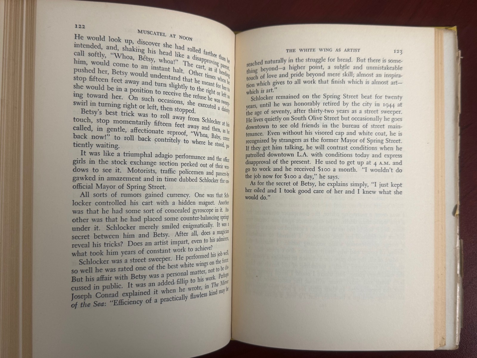 Muscatel at Noon by Matt Weinstock Hardcover with Dust Jacket *SIGNED* 1951