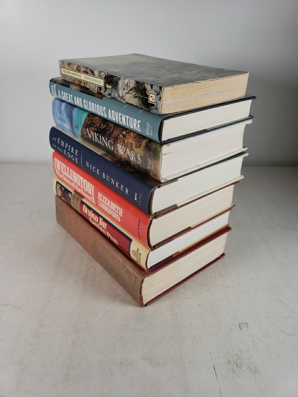 British Military History (7 Book Lot) England, United Kingdom, Wellington, Boer