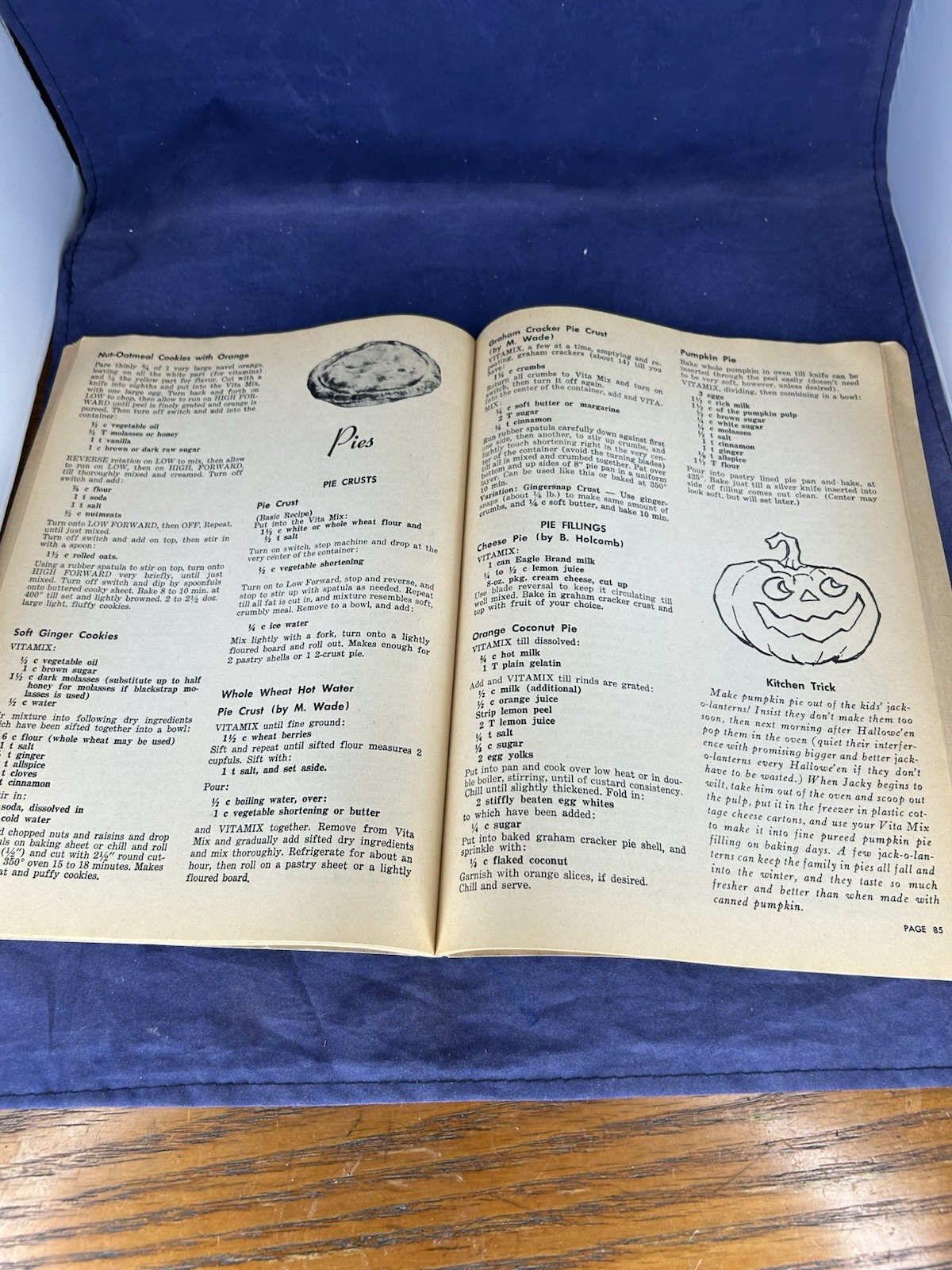Vita Mix Corp Blade Reversal Recipes 1975 Cookbook Original