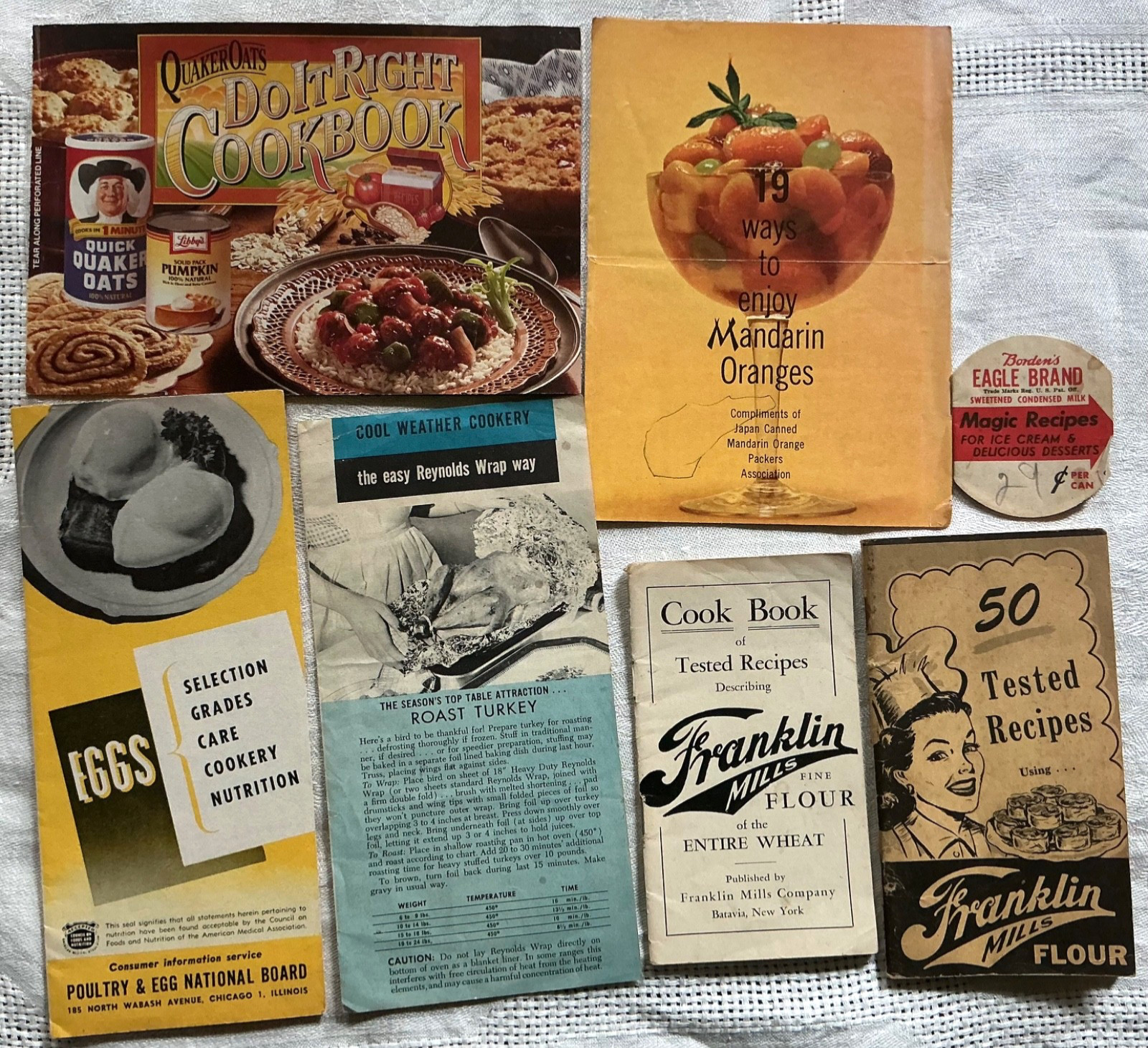 Lot of 60+ Vntg Advertising Cookbook Booklet Pamphlet Recipes 1930s – 2000s