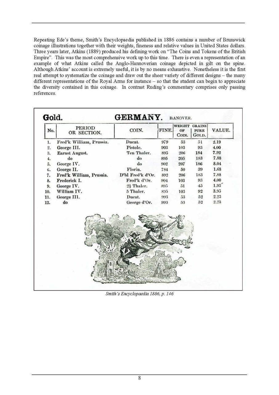 The Coinage of the House of Brunswick-Calenberg-Hannover during the period