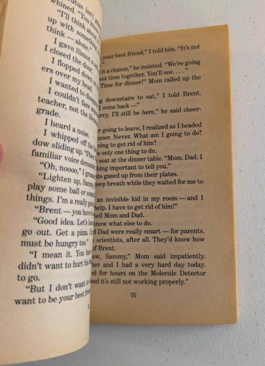 R.L. Stine Goosebumps – My Best Friend is Invisible #57 See Description