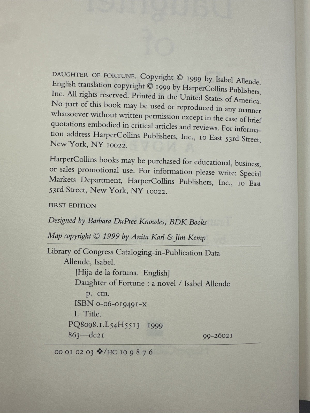 6 Isabel Allende HC/DJ Books Various Mixed Titles