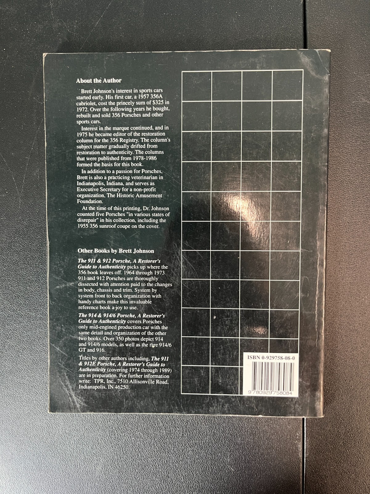 The 356 Porsche Restorers Guide to Authenticity Rev II – Dr B Johnson 1992