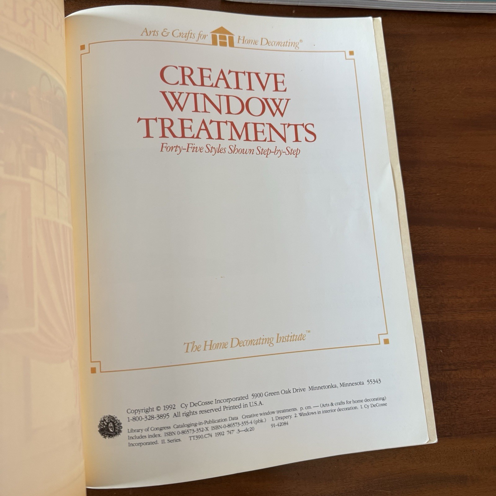 Vintage 90s Window Treatment Home Decor Books Lot of 3 DIY Valance Drapery