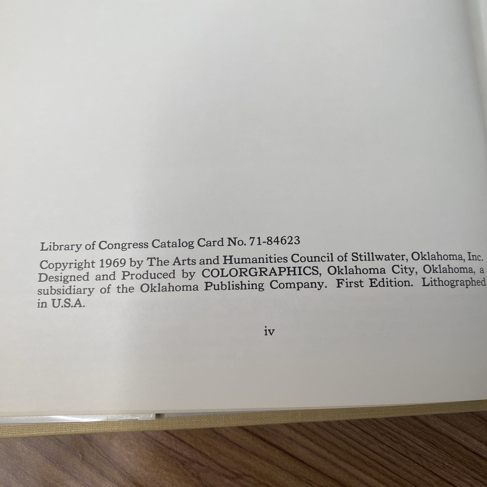 Signed STILLWATER Where Oklahoma Began First Edition 1969 Hardcover Dustjacket