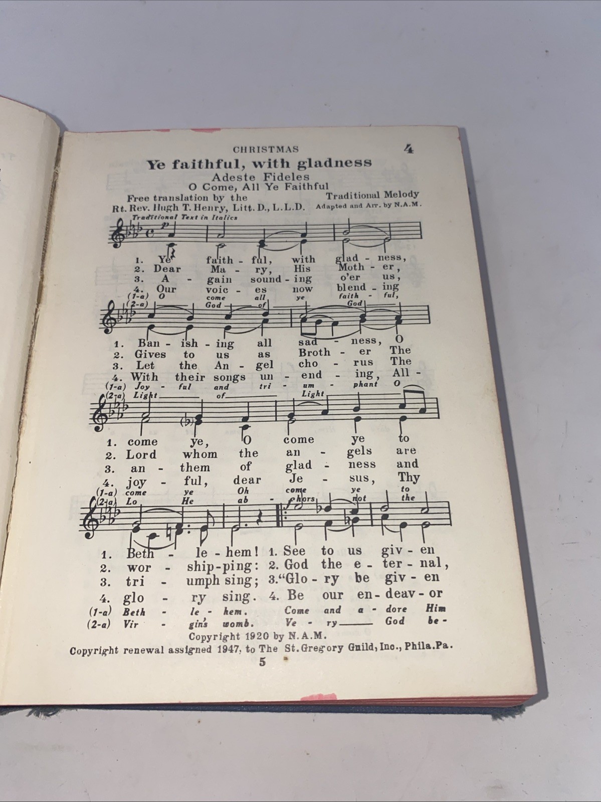 The St. Gregory Hymnal and Catholic Choir Book, Singers‘ Edition, Melody Edi…