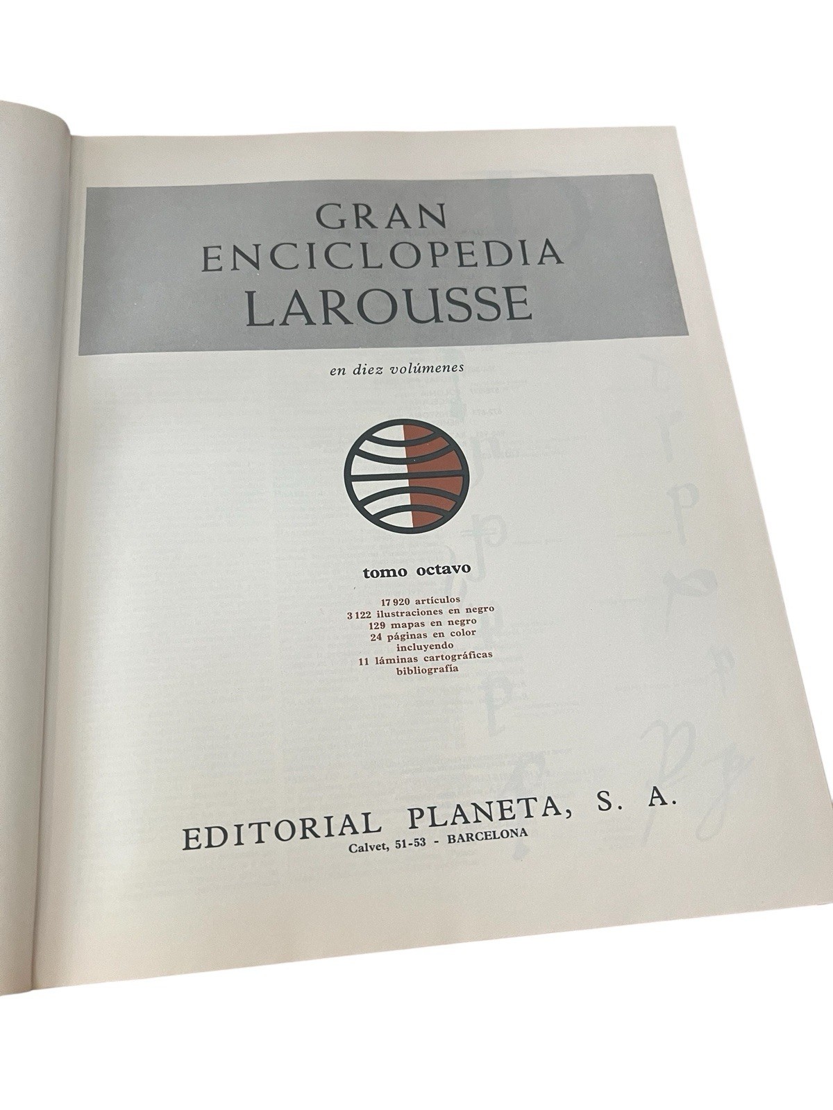 Large Larousse Encyclopedic Dictionary. Volume 8. P – R