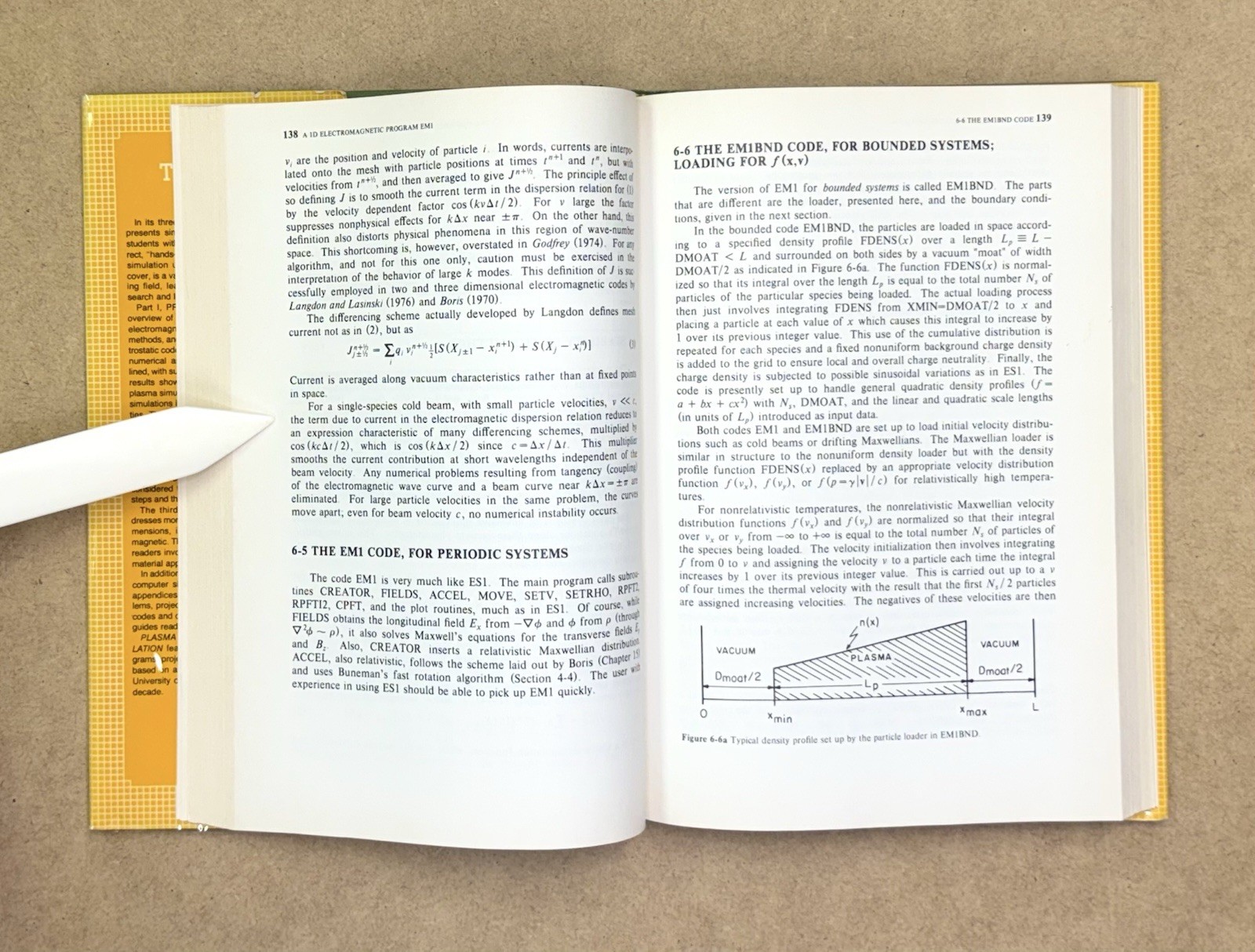 Signed! Plasma Physics Via Computer Simulation by Birdsall & Langdon 1985 HCDJVG