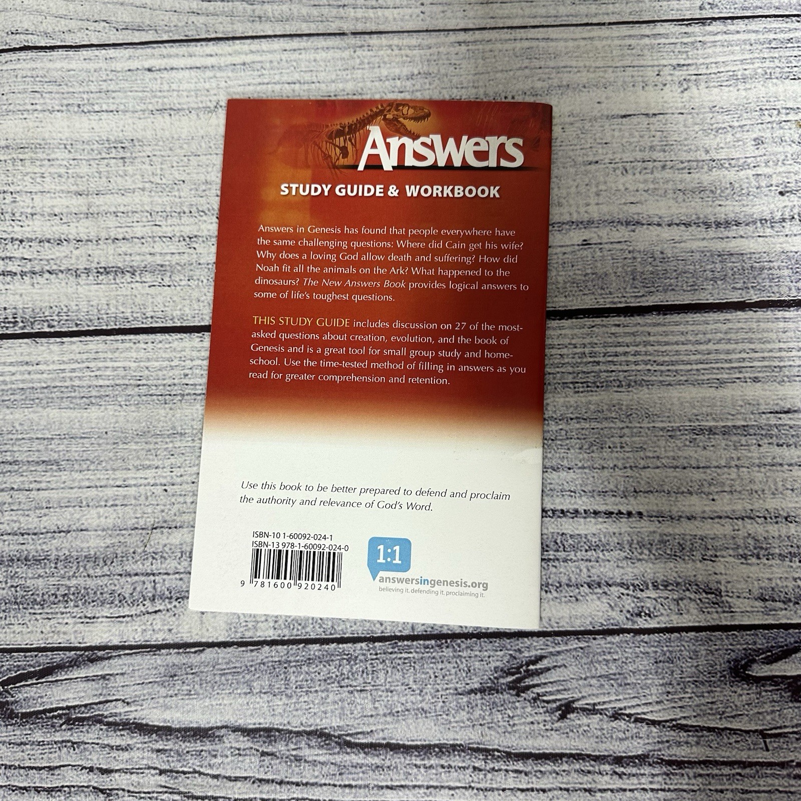 NEW ANSWERS BOOK STUDY GUIDE & WORKBOOK By Ken Ham