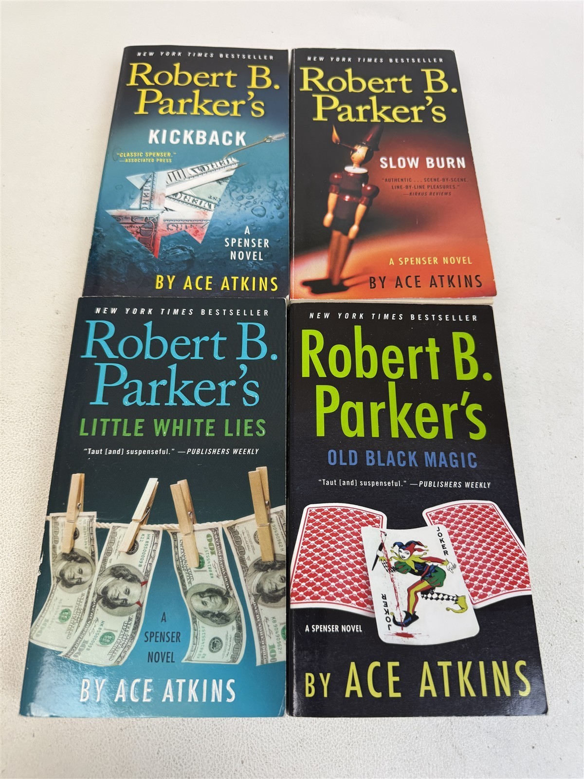 Robert B Parker Lot 49 ALL SPENSER Novels Godwulf Manuscript to Bye Bye Baby