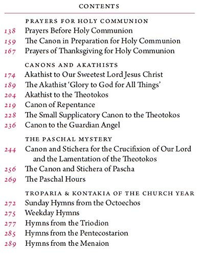Orthodox Christian Prayers [Prayer Book] Imitation Leather