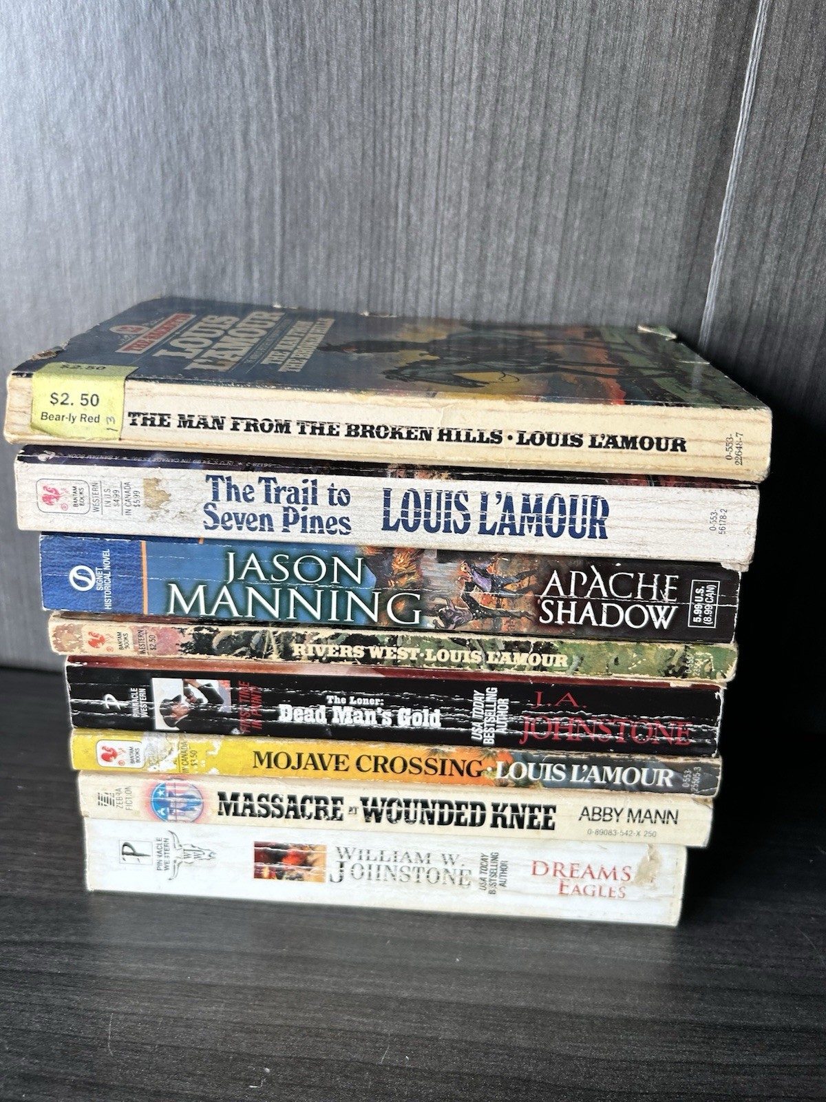Western Lot of 8 Action Packed Frontier Adventure (0859)