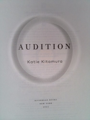 Audition (Signed) by Kitamura, Katie