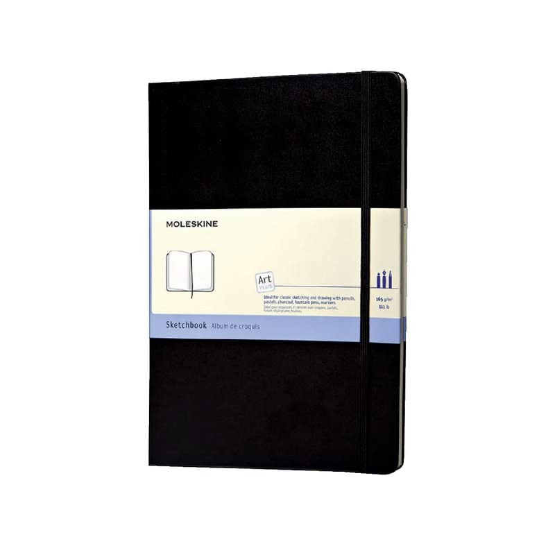 Moleskine Art Sketchbook, Hard Cover, A4 (8.25″ 21.59 x 2.1 x 29.85 cm, Zwart