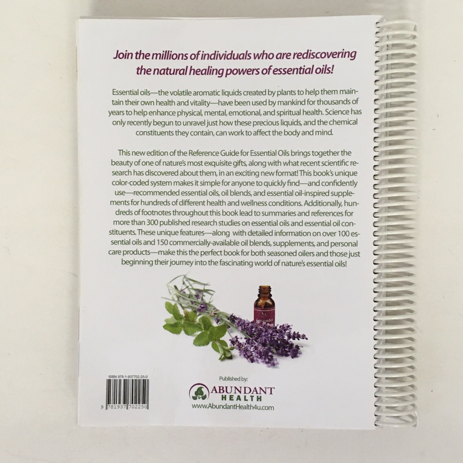 Reference Guide for Essential Oils by Connie and Alan Higley 2014 VGC 624 pages