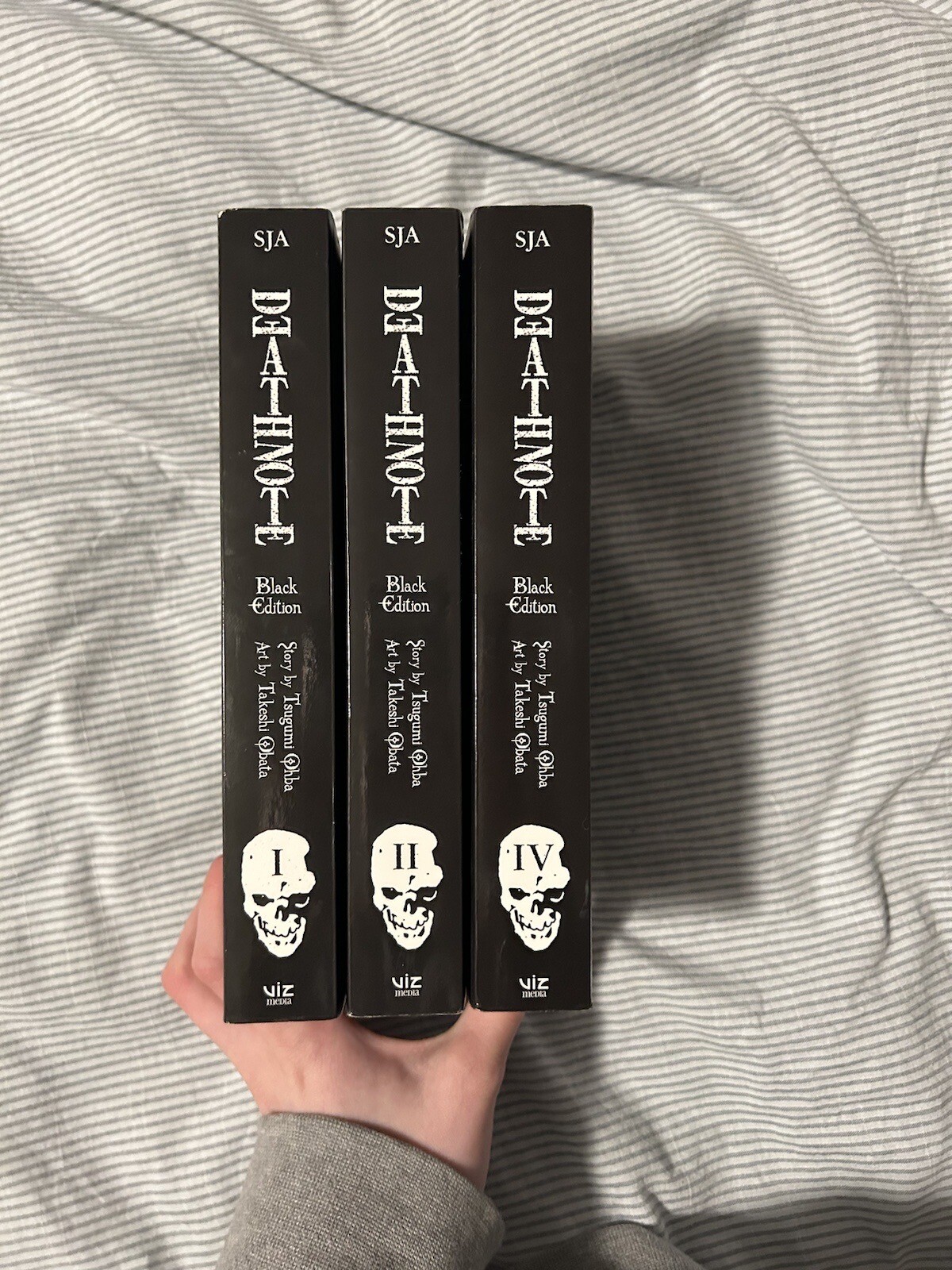 Deathnote *BLACK EDITION* 2- in -1 manga series books 1,2,3,4,7,8
