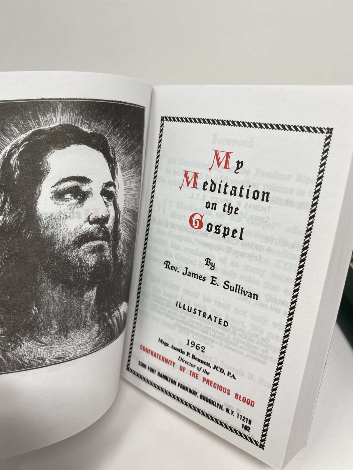 My Meditation on the Gospel & My Way of Life Confraternity FREE SHIPPING!
