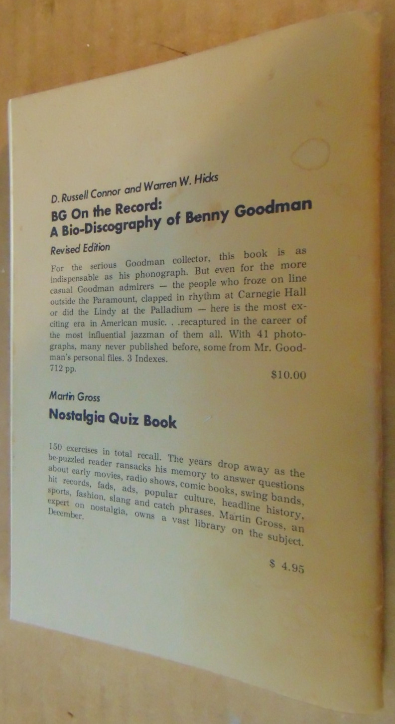 Irving Berlin Songography / Discography 1907-1966 by Dave Jay (1969) 172 pages