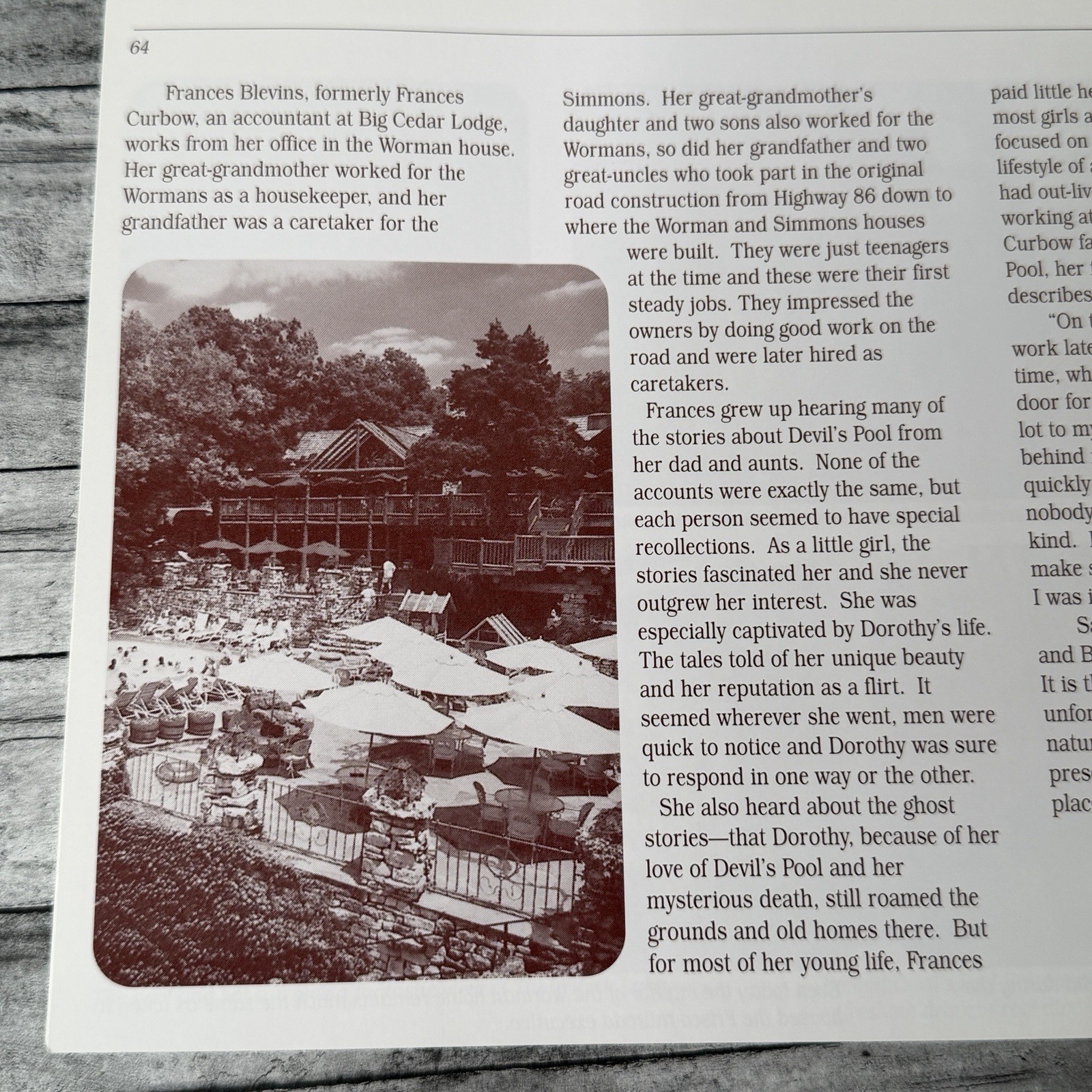 Devil’s Pool A History of Big Cedar Lodge Ozarks Ridgedale Missouri 1995