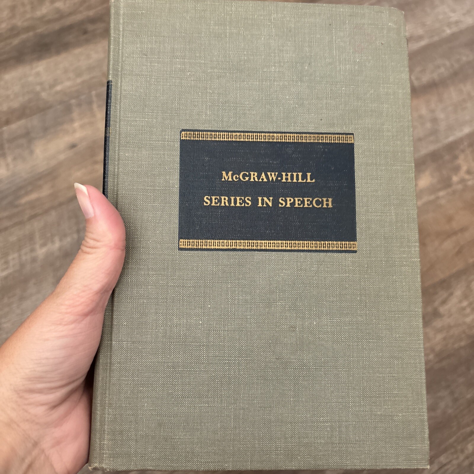 mcgraw hill series in speech