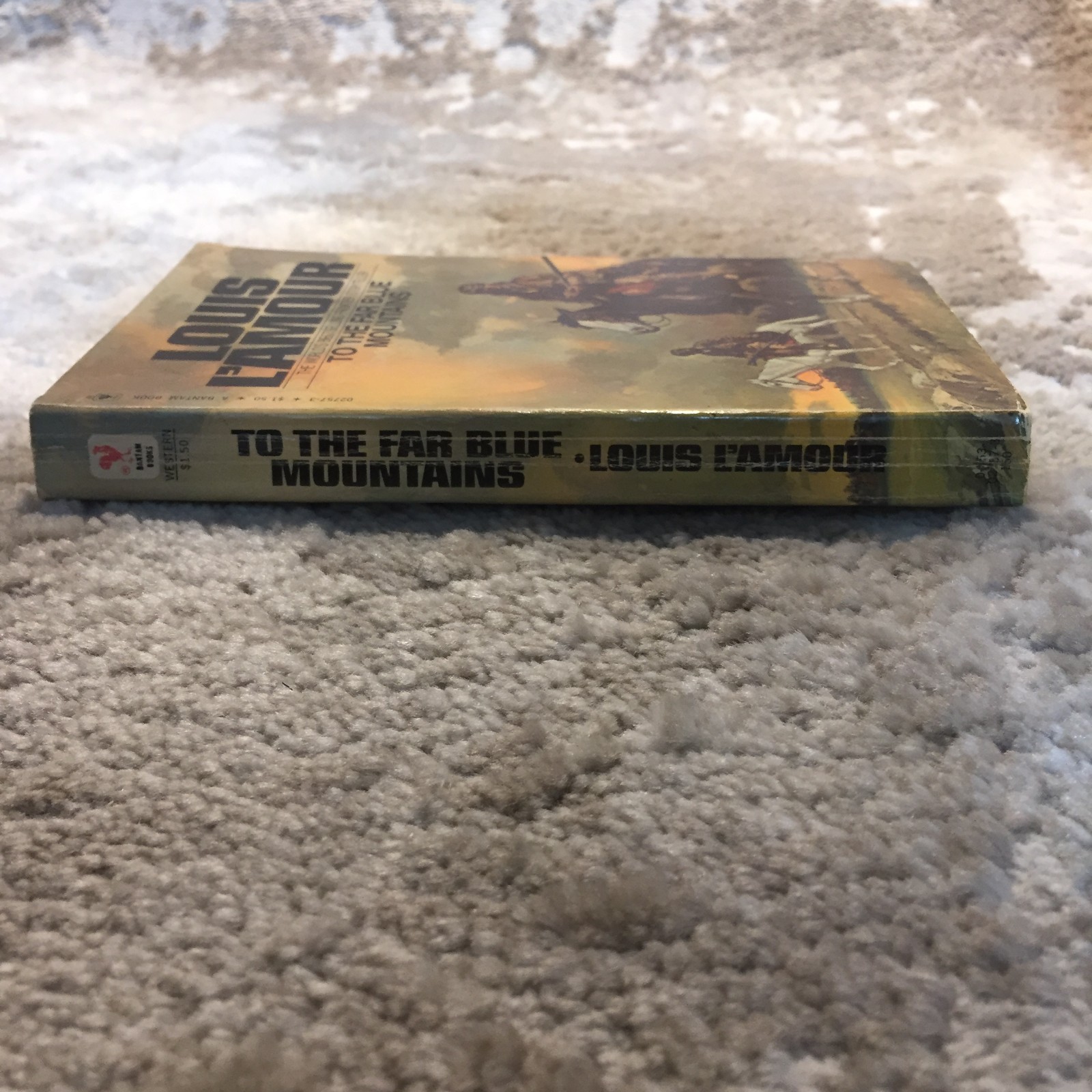 To The Far Blue Mountains Louis L’Amour 1977 Bantam Transatlantic Flight Western