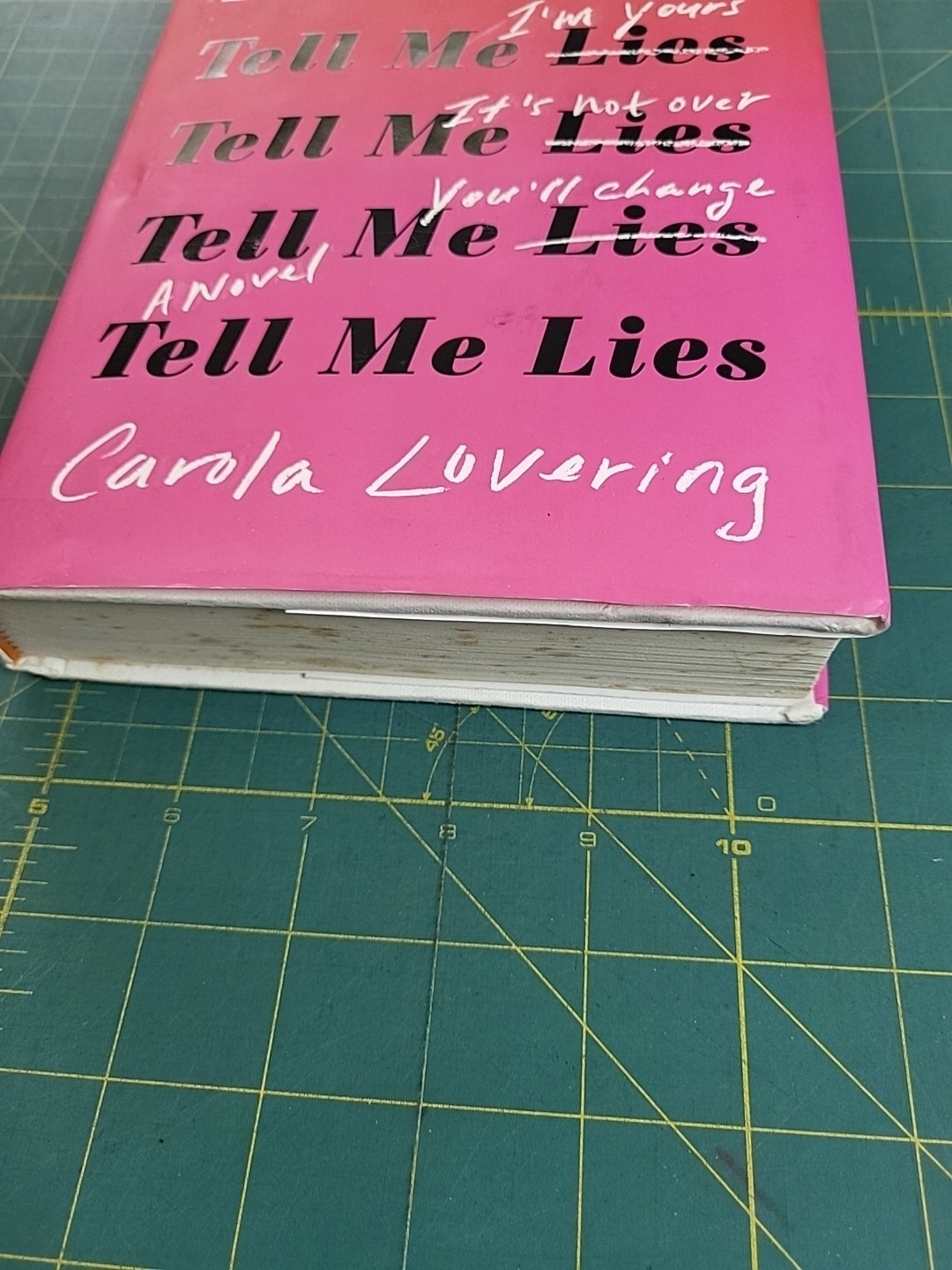 Tell Me Lies: A Novel by Carola Lovering 2018 Hardcover First Atria Edition DJ