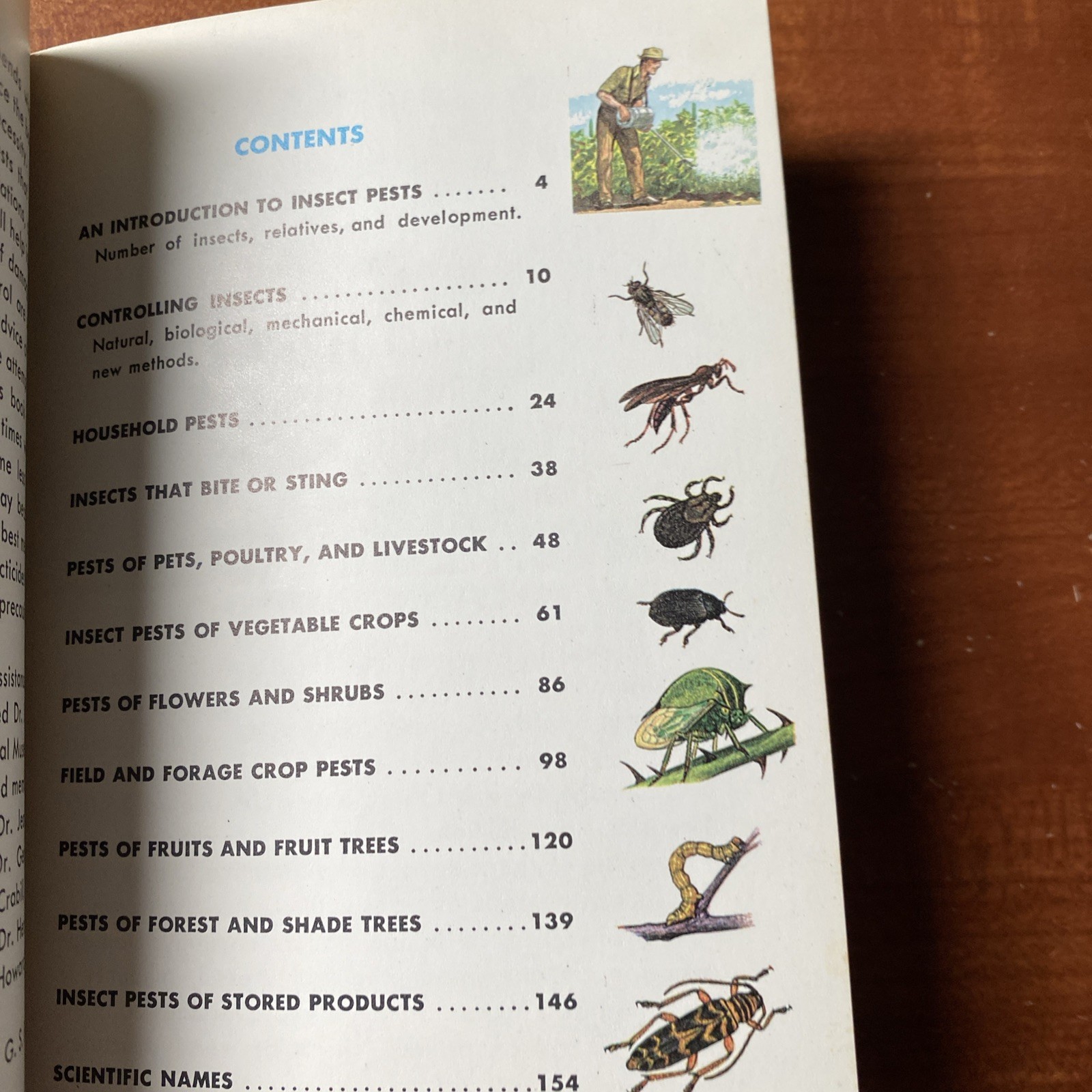 Lot Of 6 Vintage Golden Nature Guides-Small Booklets-Insets pest stars rock ETC