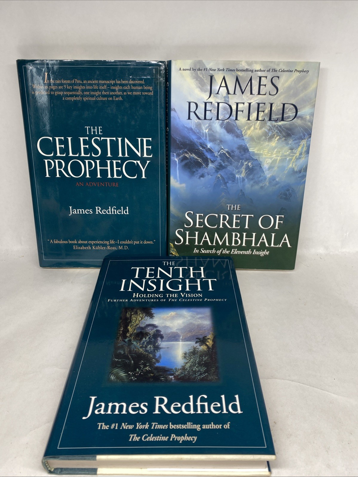 James Redfield lot of 3-Celestine Prophecy, Tenth Insight, Secret of Shabhala